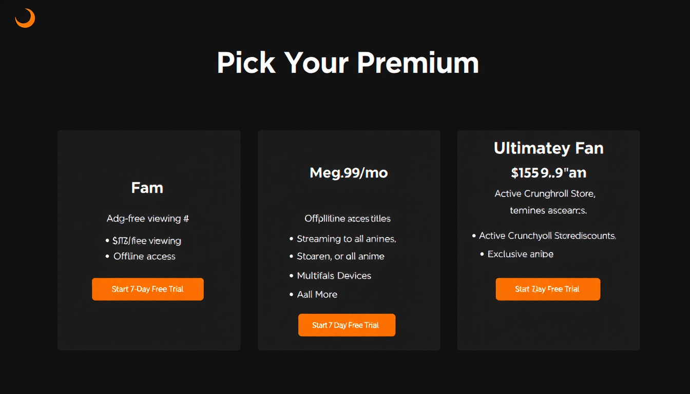 crunchyroll subscription cost​